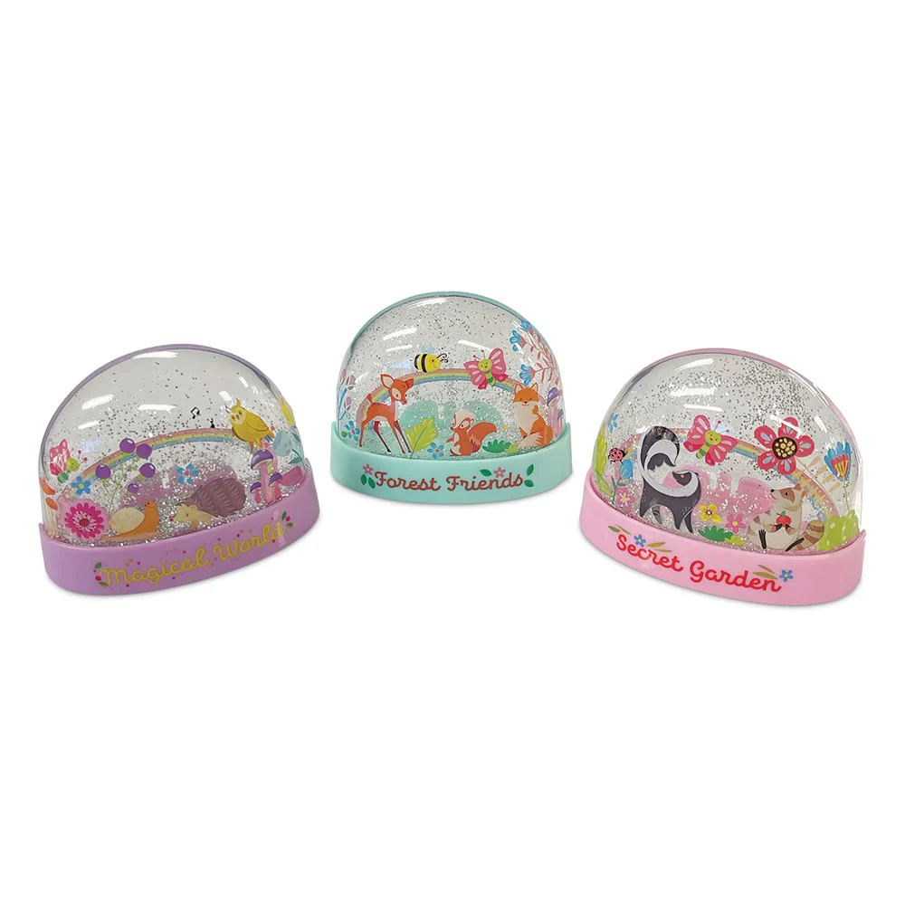 Glitter Rainbow Snow Domes - Image 2