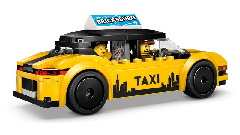 Lego City Yellow Taxi 60487 - Image 2