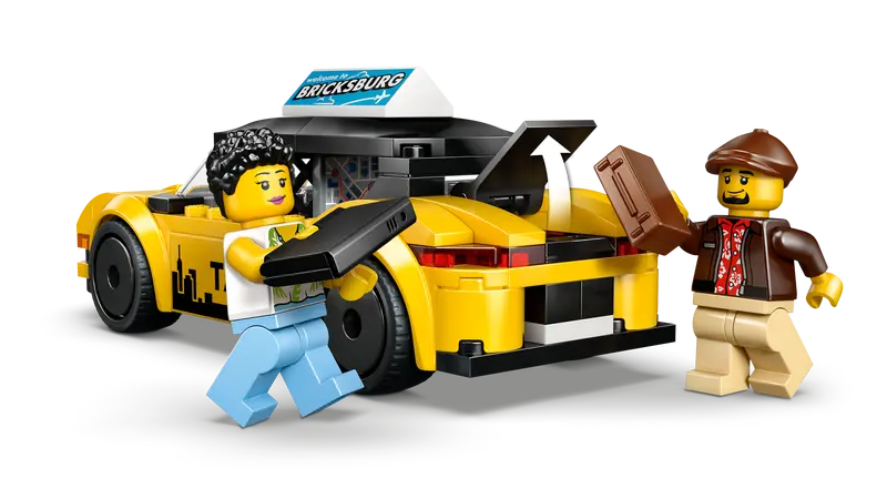 Lego City Yellow Taxi 60487 - Image 3