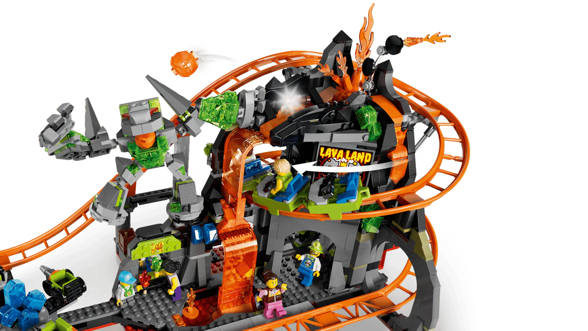 Lego City Lava Land Roller Coaster Park 60501 - Image 7