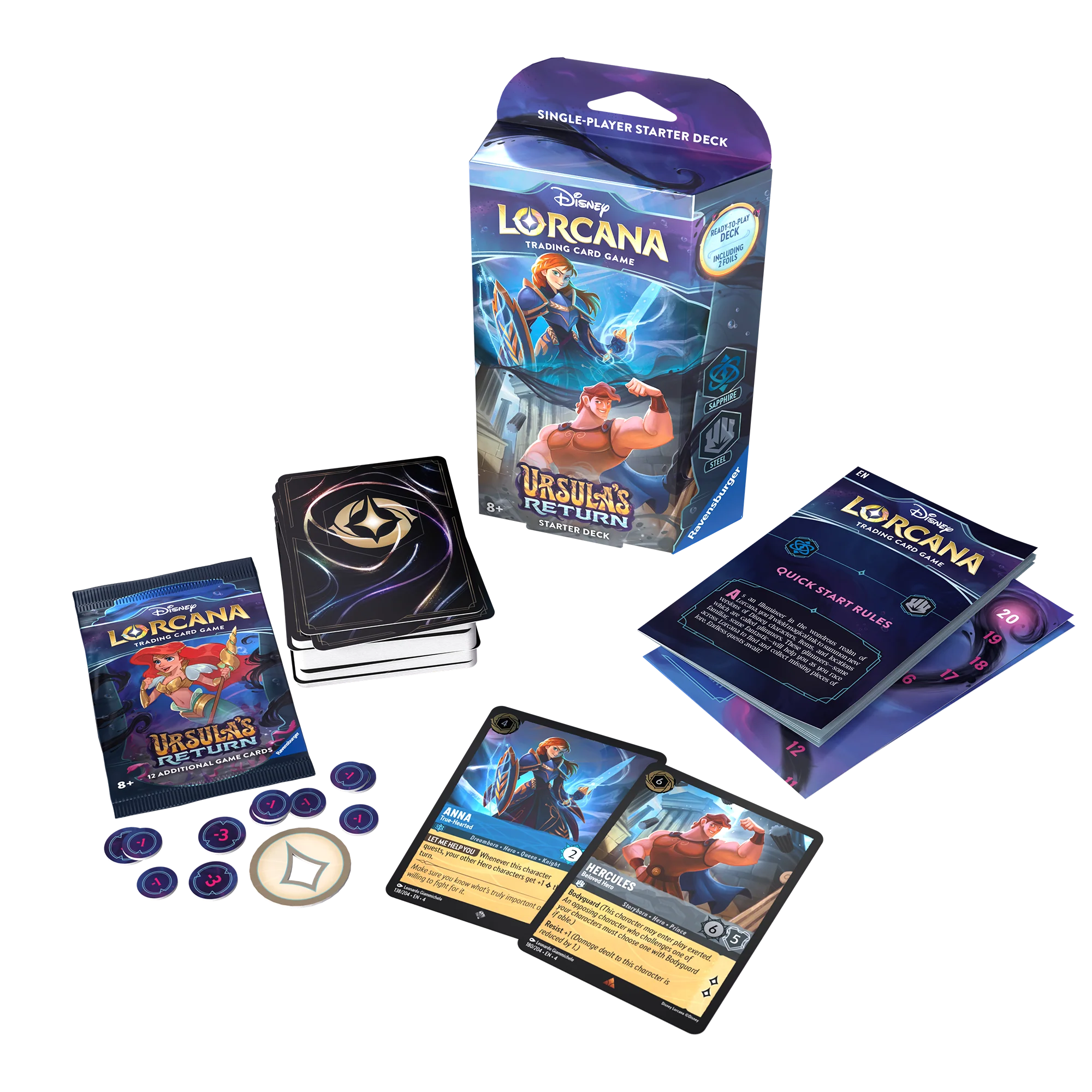Lorcana S4 Ursula's Return Sapphire/Steel - Image 2