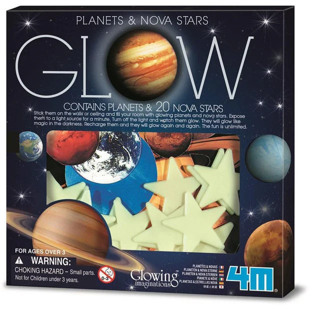 4M Glow Planets and Stars