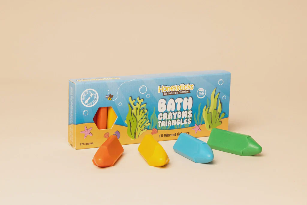 Honeysticks Bath Crayon Triangle 10pk