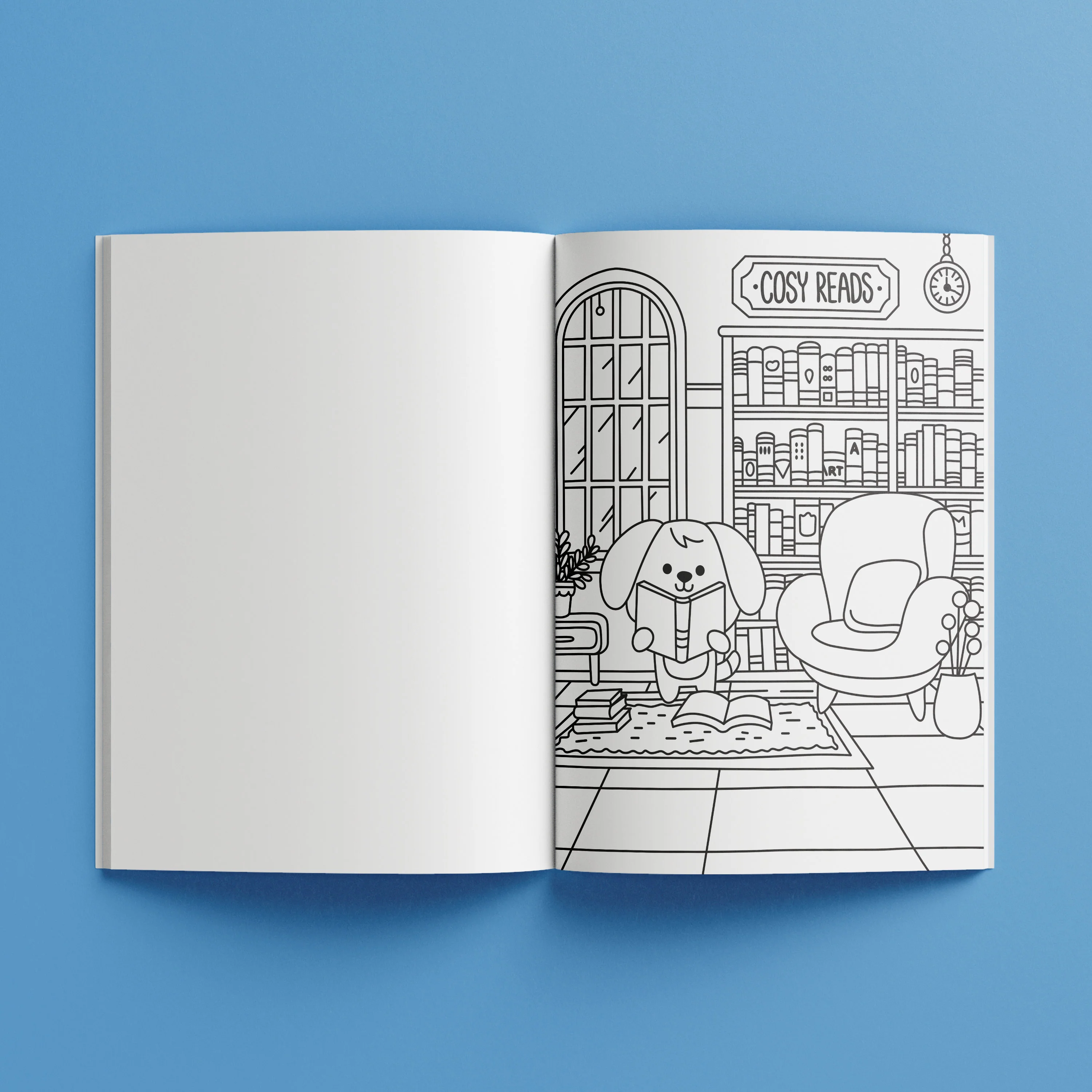 Cosy Colouring Poster Art - Image 2