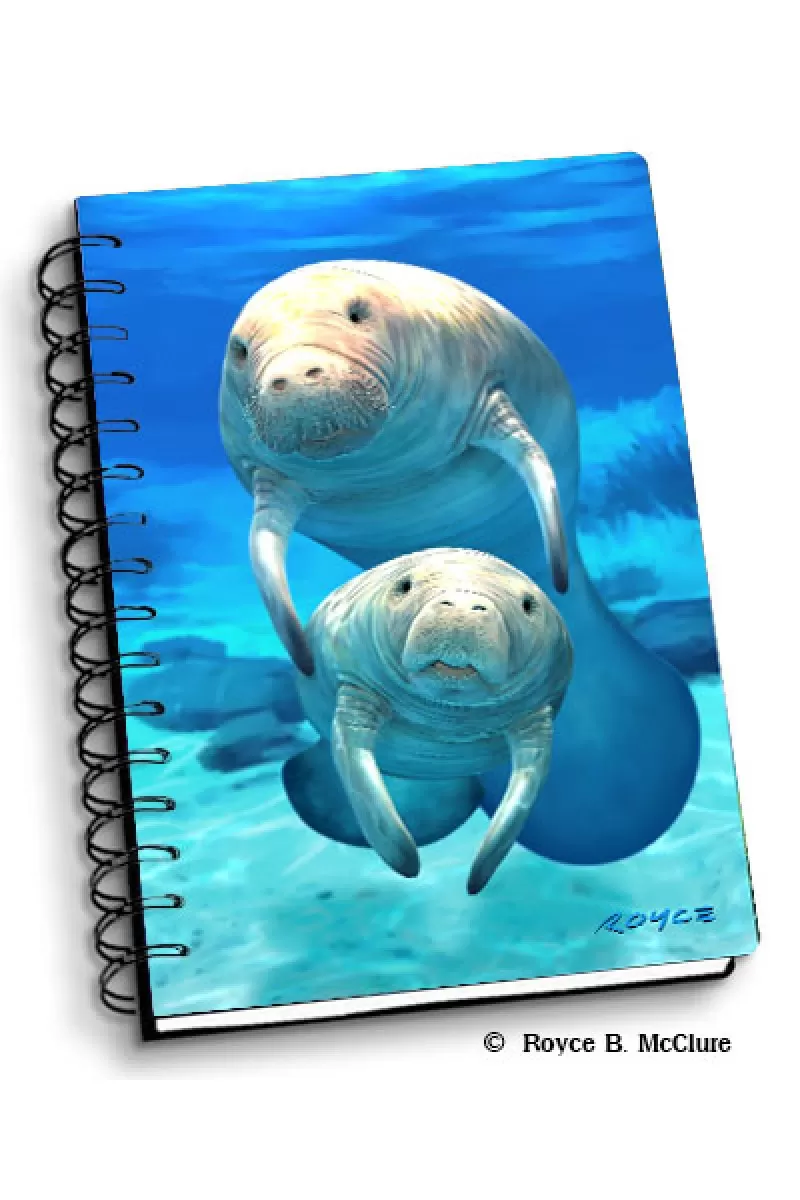 Notebook Blue Manatees